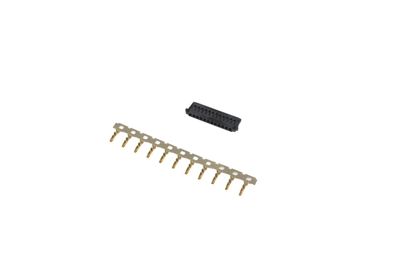 MX1.5两边带扣黑色胶壳端子针座