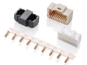 1004 Double Row Series 1.00mm Pitch (.039＂) 线对板连接器