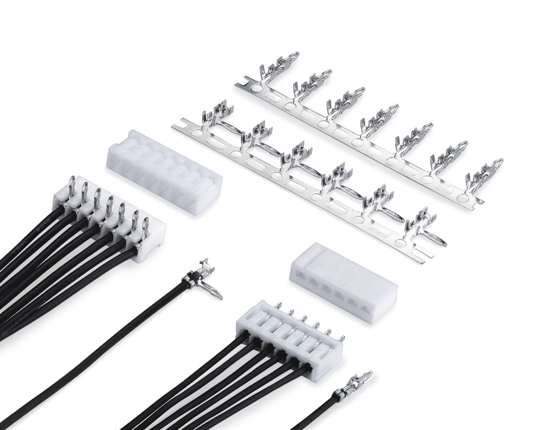 2MM JC20白色胶壳线材线束端子