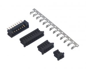2MM DF3黑色胶壳针座端子