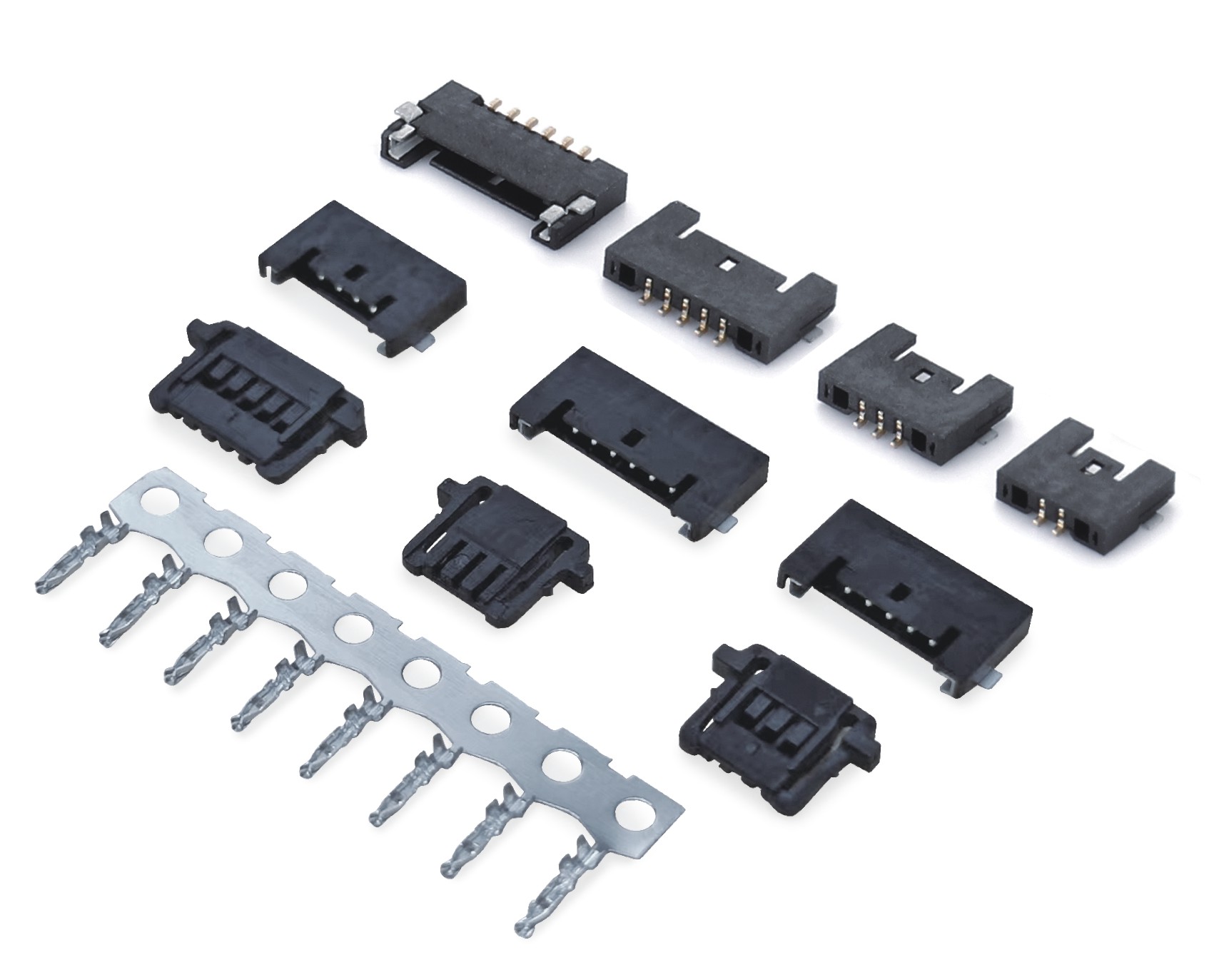 MX2.0MM黑色胶壳针座端子